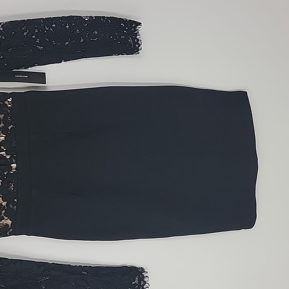 NWT. Lulu's swoon-er or later black long sleeve lace dress size xs - Picture 7 of 12